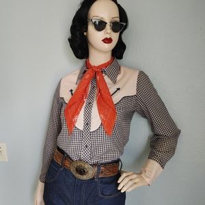 Vintage Wrangler Womans Western Shirt